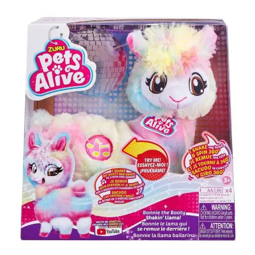 בובת לאמה רוקדת ושרה 9518 לילדים PETS ALIVE
