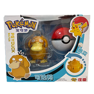 דמות פוקימון ופוכדור PSYDUCK