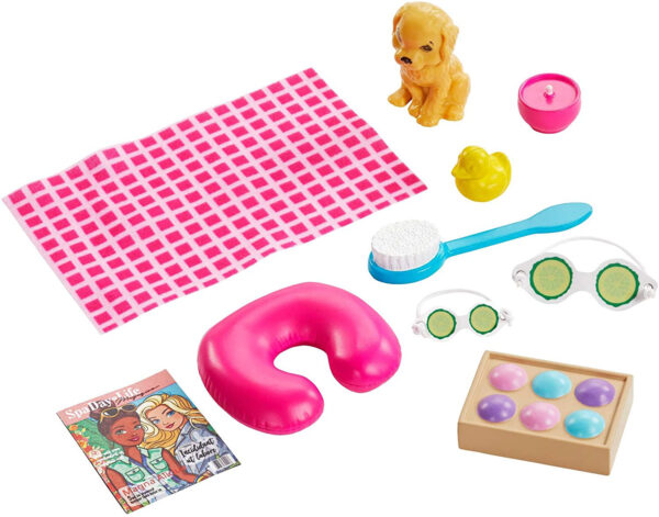 ⁦Barbie - ברבי בובה בספא עם אביזרים GJG55 לילדים⁩ – תמונה ⁦2⁩