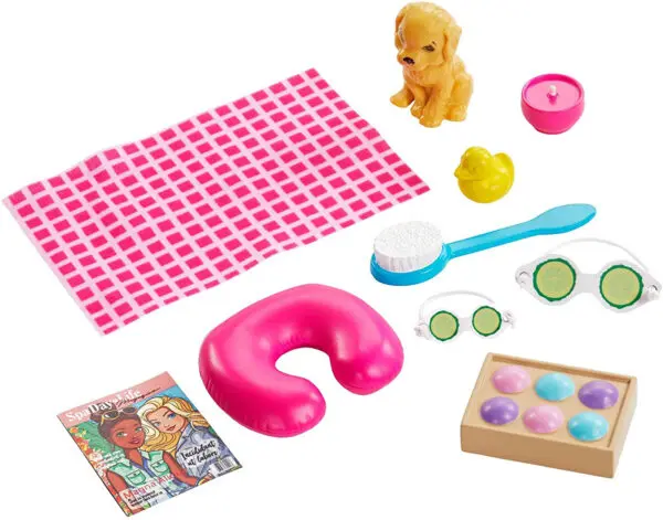 ⁦Barbie - ברבי בובה בספא עם אביזרים GJG55 לילדים⁩ – תמונה ⁦2⁩