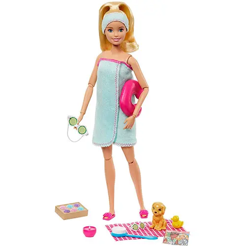 ⁦Barbie - ברבי בובה בספא עם אביזרים GJG55 לילדים⁩ – תמונה ⁦3⁩