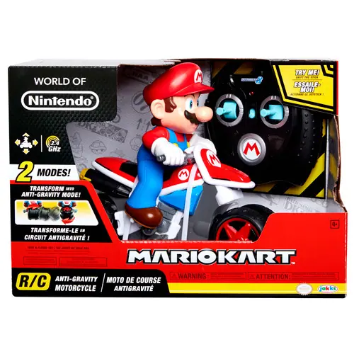מריו ניינטדו מיני אופנוע על שלט RC RACER לילדים בגילאי 4 ומעלה