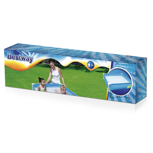 בריכה לילדים עם מסגרת של בסט וואי בגודל: 122x122x305 ס"מ,לגילאי 3 ומעלה