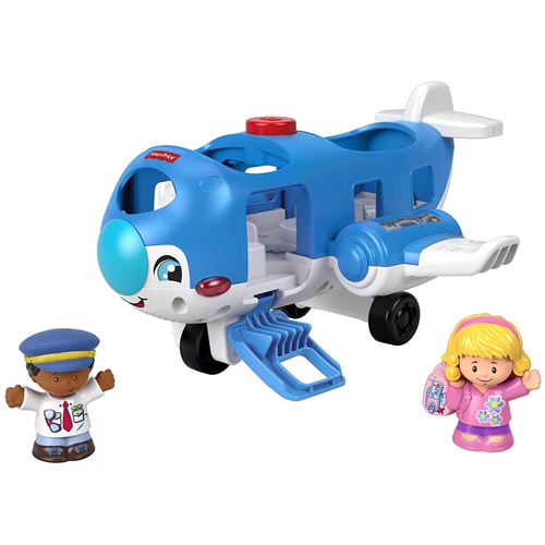 פישר פרייס מטוס מנגן ליטל פיפל לילדים DJB53 לגילאי שנה ומעלה