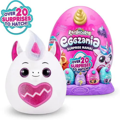 ⁦חגיגת ריינבוקורן 20 הפתעות Rainbocorns Eggzania לילדים⁩ – תמונה ⁦2⁩