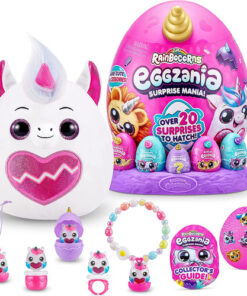 חגיגת ריינבוקורן 20 הפתעות Rainbocorns Eggzania לילדים – תמונה 3