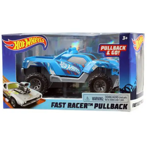 הוט ווילס ג'יפ מרוץ כחול pull back 98100 לילדים
