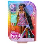 ברבי עיצוב שיער פרפרים ואביזרים HCM91 לילדים