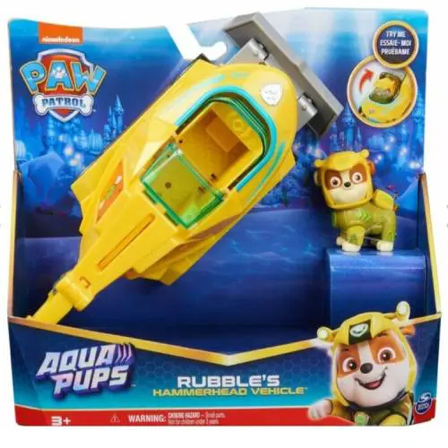 מפרץ ההרפתקאות  ראבל ורכב דג פטיש  6065229 Aqua Pups לילדים