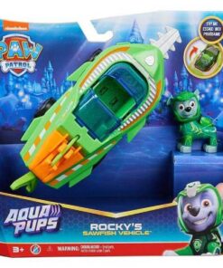 מפרץ ההרפתקאות רוקי ורכב דג מסור 6065229 Aqua Pups לילדים