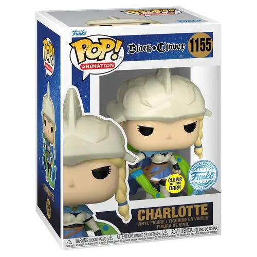 בובת פופ בלאק קלובר שרלוט 63143 !Funko POP