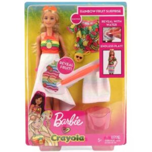 בובה ברבי ריחנית עם ערכת צביעה GBK18 לילדים