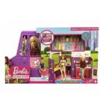 ברבי קרוואן אוכל ענק food track GMW07 לילדים