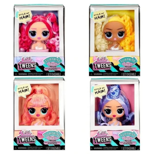 לול ראש בובה tweens מעורב דגמים 593522EUC